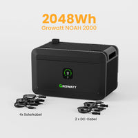 Growatt NOAH 2000 thuisbatterij voor plug & play zonnepanelen, by Powerness