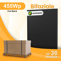 Modules solaires bifaciaux entièrement noirs JA Solar 500 Wc, JAM60D41-500/LB, verre-verre, par Powerness