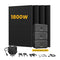 Stockage de batteries de 6144 Wh + 4 panneaux solaires bifaciaux de 450 W + onduleur de 800 W