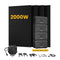Stockage de batteries de 8192 Wh + 4 panneaux solaires bifaciaux de 500 W + onduleur de 800 W