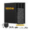 Stockage de batteries de 8192 Wh + 4 panneaux solaires bifaciaux de 450 W + onduleur de 800 W