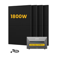 Anker SOLIX Solarbank 3 E2700 Pro, mit 4 x 450 Bifaziale Solarmodule, by Powerness