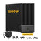 Stockage de batterie de 2048 Wh + 4 panneaux solaires bifaciaux de 450 W + onduleur de 800 W