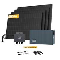 TSUN DCU2000Lite Solarspeicher für Balkonkraftwerke, mit 4 x 450W Bifaziale Solarmodule & 800W Mikro‑Wechselrichter. by Powerness
